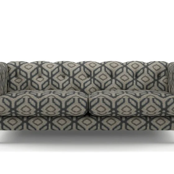 Photo of the fabric Enhance Ink swatch by James Dunlop. Use for Upholstery, Accessory. Style of Geometric, Print