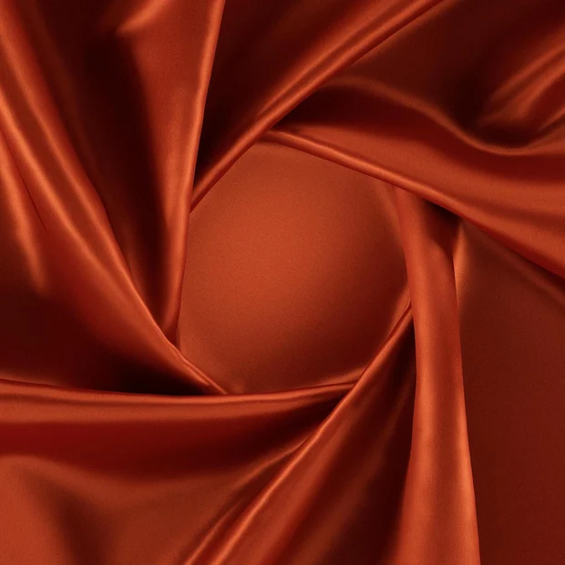 Photo of the fabric Backstop Terracotta swatch by Zepel. Use for Curtains, Accessory, Top of Bed. Style of Dim Out, Plain