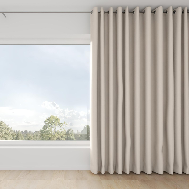 Photo of the fabric Satori Stonewash Blush swatch by Mokum. Use for Curtains, Upholstery Light Duty, Accessory, Top of Bed. Style of Plain, Texture