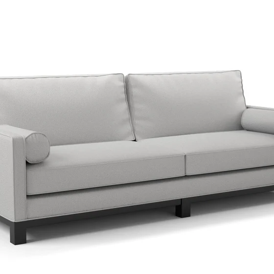 Photo of the fabric Exceed Silver swatch by James Dunlop FibreGuard. Use for Upholstery, Accessory. Style of Plain, Texture