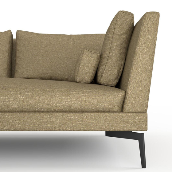 Photo of the fabric Grain Camouflage swatch by Mokum. Use for Upholstery, Accessory, Top of Bed. Style of Plain, Texture