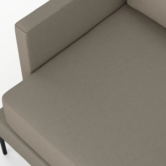 Photo of the fabric Eternal Jute swatch by Mokum. Use for Curtains, Upholstery, Accessory. Style of Plain, Texture