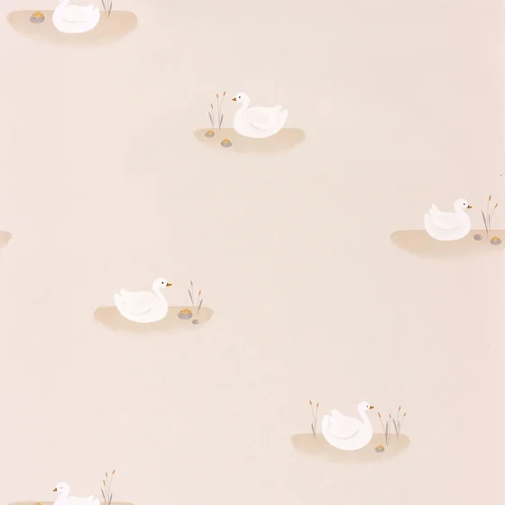 Photo of the fabric Leonie Wallpaper 8549 8549 12 12 swatch by Casadeco. Use for Wall Covering. Style of Childrens