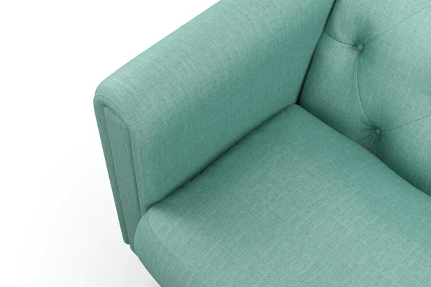 Photo of the fabric Frisco Porcelain swatch by James Dunlop Essentials. Use for Curtains, Upholstery, Accessory, Top of Bed. Style of Plain, Texture