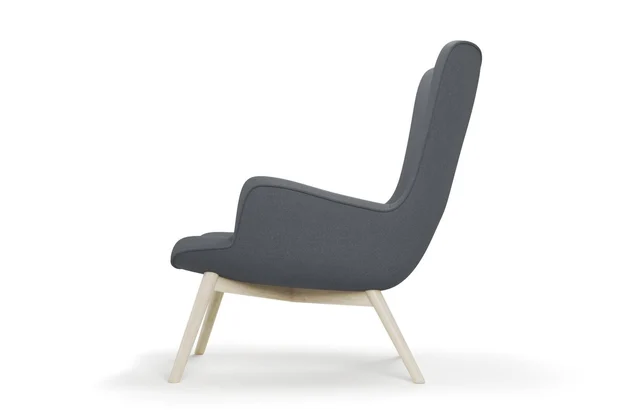 Photo of the fabric Classique Ebony swatch by James Dunlop. Use for Upholstery, Accessory. Style of Plain