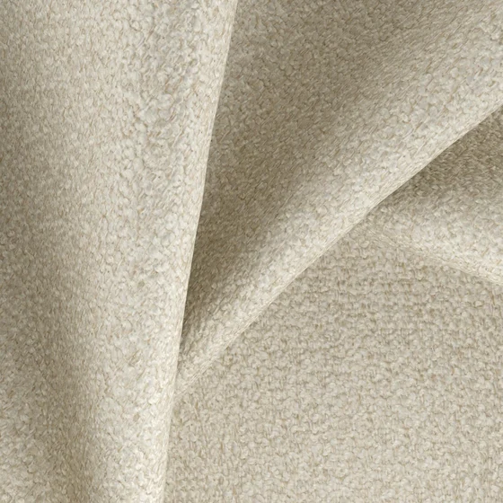 Photo of the fabric Kira Nougat swatch by Zepel FibreGuard Outdoor. Use for Upholstery, Accessory, Top of Bed. Style of Plain, Texture