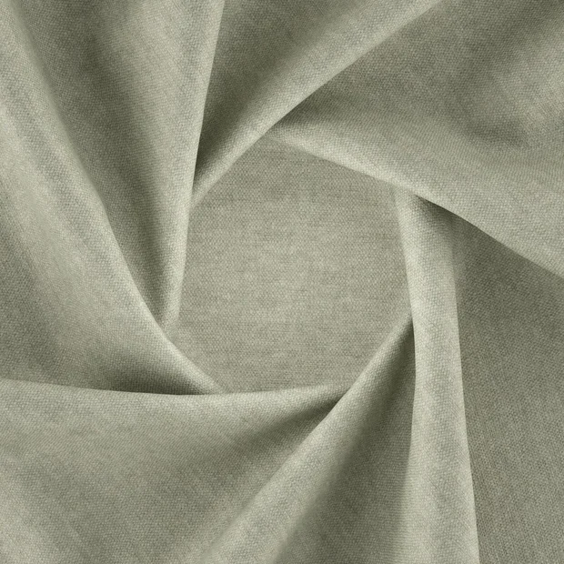 Photo of the fabric Colourwash Pesto swatch by Zepel FibreGuard. Use for Curtains, Upholstery, Accessory, Top of Bed. Style of Plain, Texture