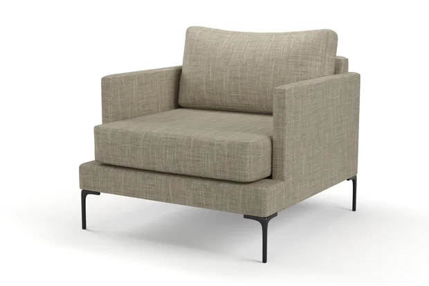 Photo of the fabric Ficus Pepper 851 swatch by Mokum. Use for Upholstery, Accessory. Style of Plain, Texture