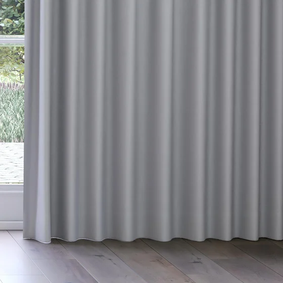 Photo of the fabric Quantum FR Metal swatch by Linings. Use for Curtains. Style of Dim Out