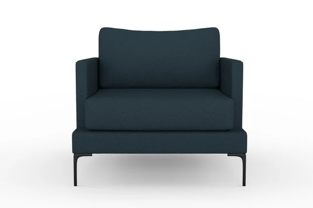 Photo of the fabric Grande Boucle Aquamarine swatch by Catherine Martin by Mokum. Use for Upholstery, Accessory. Style of Plain, Texture