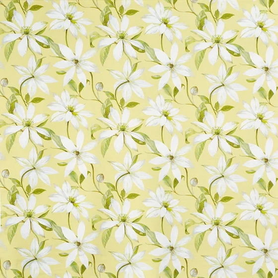 Photo of the fabric Emily Primrose swatch by James Dunlop Essentials. Use for Curtains, Accessory, Top of Bed