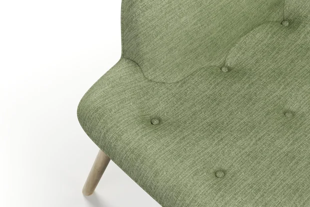 Photo of the fabric Trezor Laurel swatch by James Dunlop FibreGuard. Use for Curtains, Upholstery, Accessory. Style of Chenille, Plain