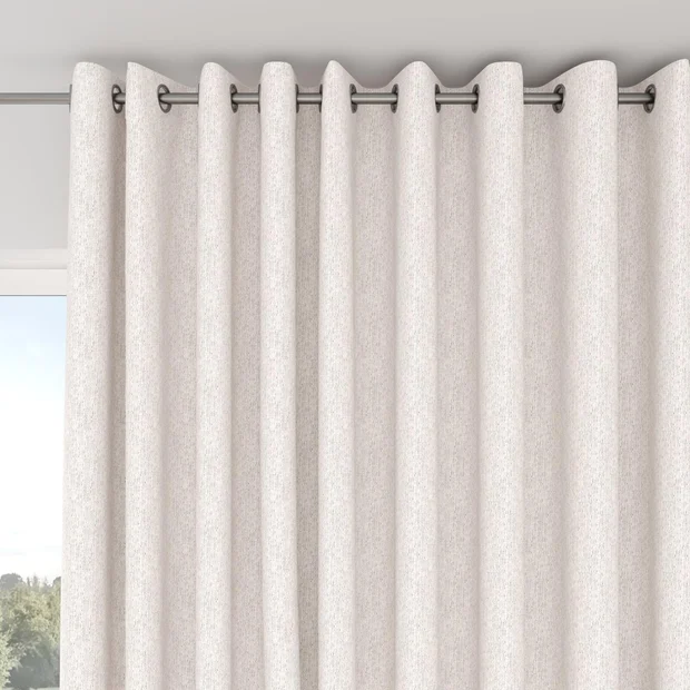 Photo of the fabric Cestino Salt swatch by Mokum. Use for Curtains. Style of Plain, Texture