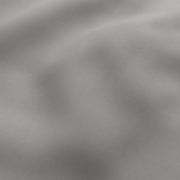 Photo of the fabric Velvo Dove swatch by Zepel FibreGuard Pro. Use for Upholstery, Accessory. Style of Plain, Velvet