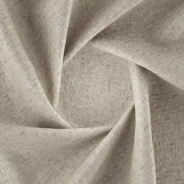 Photo of the fabric Monsieur Smoke swatch by Zepel FibreGuard. Use for Curtains, Upholstery, Accessory, Top of Bed. Style of Chenille, Plain