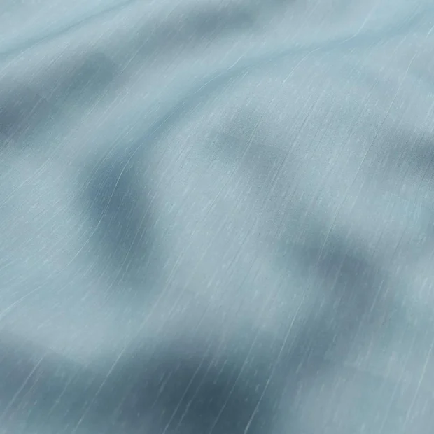 Photo of the fabric Silky Spa swatch by Zepel. Use for Curtains, Accessory, Top of Bed. Style of Plain, Texture