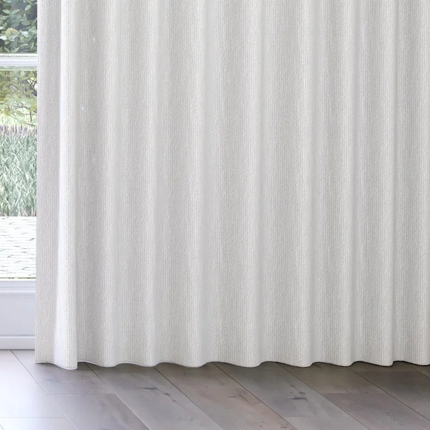 Photo of the fabric Semblance Angora swatch by James Dunlop. Use for Sheer Curtains. Style of Plain, Sheer