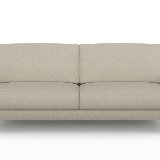 Photo of the fabric Pandanus Sand swatch by Mokum. Use for Upholstery. Style of Plain, Taffeta