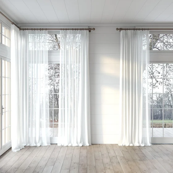 Photo of the fabric O'Keeffe Salt swatch by Mokum. Use for Sheer Curtains. Style of Plain, Sheer