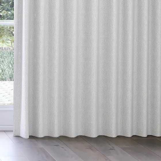Photo of the fabric Semblance Oyster swatch by James Dunlop. Use for Sheer Curtains. Style of Plain, Sheer