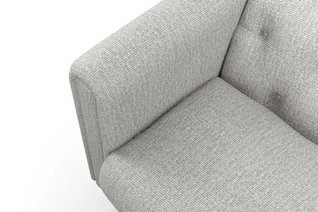Photo of the fabric Entwine Grey Marl swatch by James Dunlop. Use for Upholstery, Accessory. Style of Plain, Texture