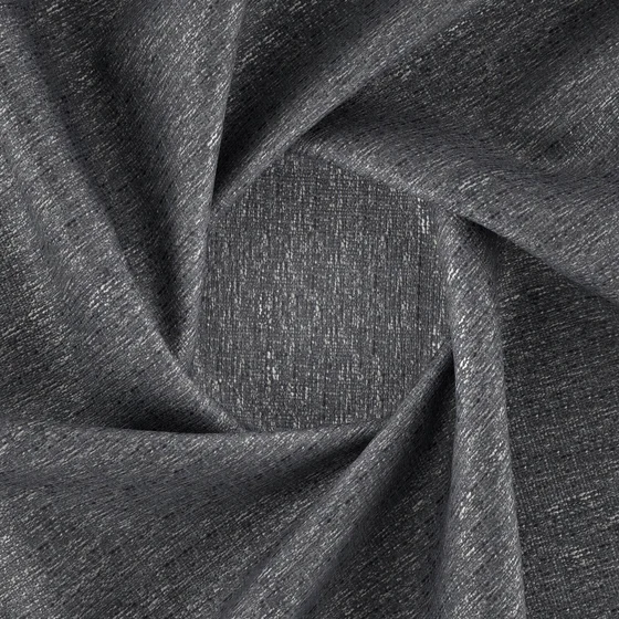 Photo of the fabric Octavia Pewter swatch by Zepel FibreGuard. Use for Upholstery, Accessory, Top of Bed. Style of Plain, Texture