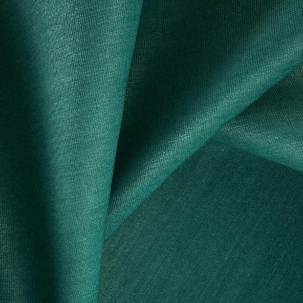 Photo of the fabric Odeon Jade swatch by FR-One. Use for Curtains, Upholstery, Accessory, Top of Bed. Style of Plain, Velvet
