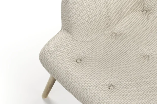 Photo of the fabric Heritage Natural swatch by James Dunlop. Use for Upholstery, Accessory. Style of Traditional