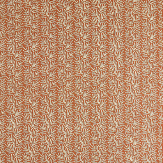 Photo of the fabric Virgata Ccf0881 1 swatch by Clarke & Clarke. Use for Curtains, Upholstery, Accessory, Top of Bed. Style of Embroidery, Floral And Botannical