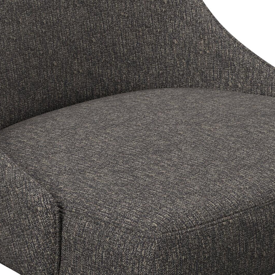 Photo of the fabric Omni Carbon swatch by James Dunlop FibreGuard. Use for Upholstery, Accessory, Top of Bed. Style of Plain, Texture