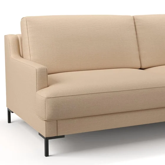 Photo of the fabric Pure Nude swatch by Mokum. Use for Upholstery, Accessory. Style of Plain, Texture