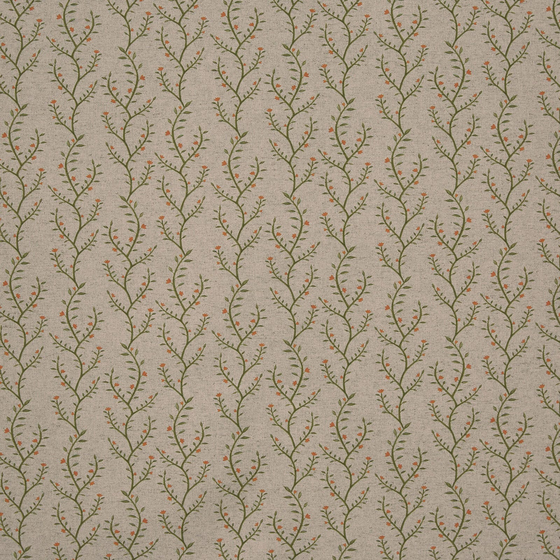 Photo of the fabric Boughton 8800 121 swatch by Prestigious. Use for Curtains, Accessory. Style of Floral And Botannical, Print