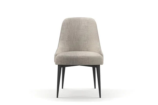 Photo of the fabric Maxime Zinc swatch by James Dunlop. Use for Upholstery, Accessory. Style of Stripe, Texture