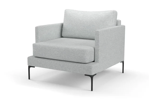 Photo of the fabric Elba Oyster swatch by Mokum. Use for Upholstery, Accessory. Style of Plain, Texture