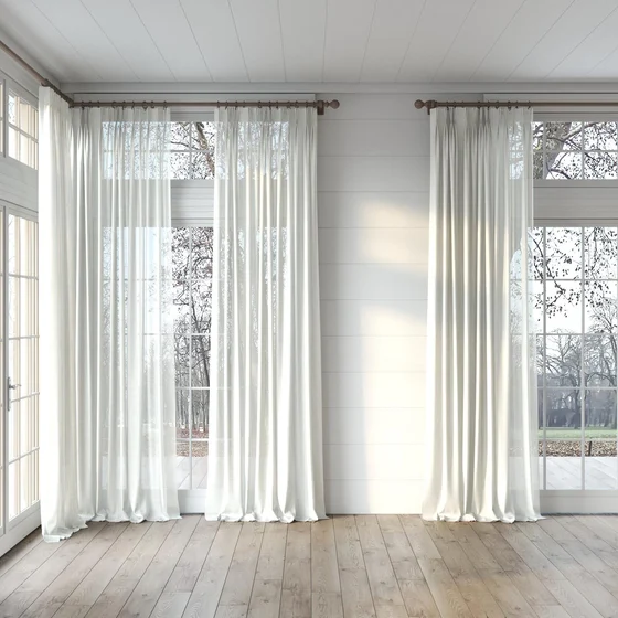 Photo of the fabric Uru Ecru swatch by Mokum. Use for Sheer Curtains. Style of Plain, Sheer