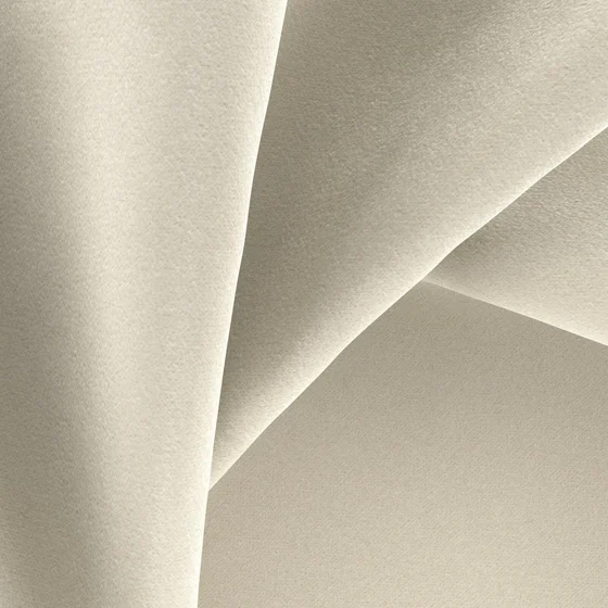 Photo of the fabric Verbier Sand swatch by Zepel FibreGuard. Use for Curtains, Upholstery, Accessory, Top of Bed. Style of Plain, Velvet