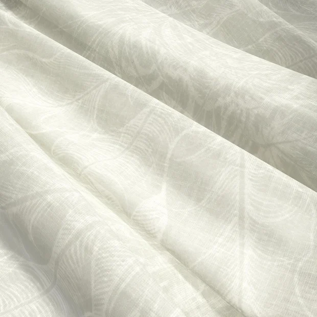 Photo of the fabric Palmery Willow swatch by James Dunlop. Use for Sheer Curtains. Style of Floral And Botannical, Sheer