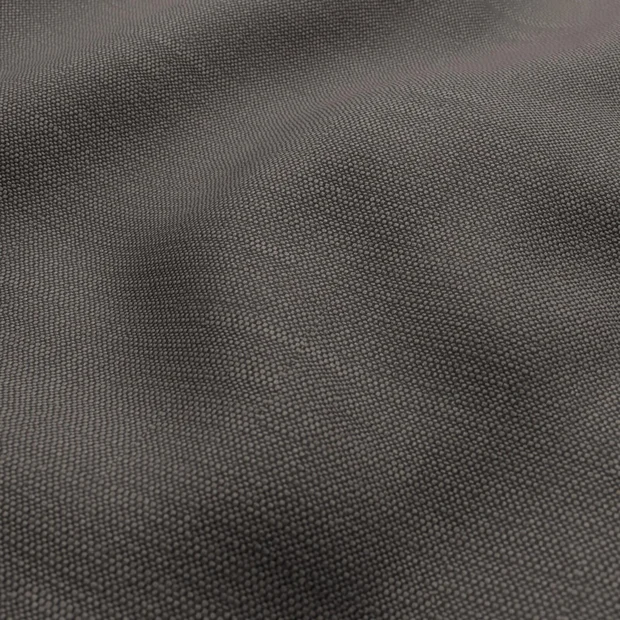 Photo of the fabric Bolt Charcoal swatch by Zepel FibreGuard. Use for Upholstery, Accessory. Style of Plain, Texture