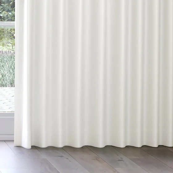Photo of the fabric Eclipse Blackout Pearl swatch by James Dunlop. Use for Curtains. Style of Plain, Texture