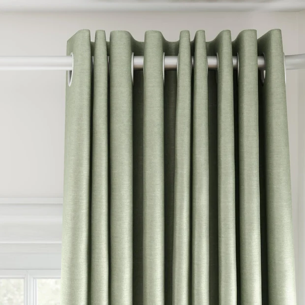 Photo of the fabric Provence Thyme swatch by James Dunlop Essentials. Use for Curtains, Upholstery, Accessory, Top of Bed. Style of Plain, Texture