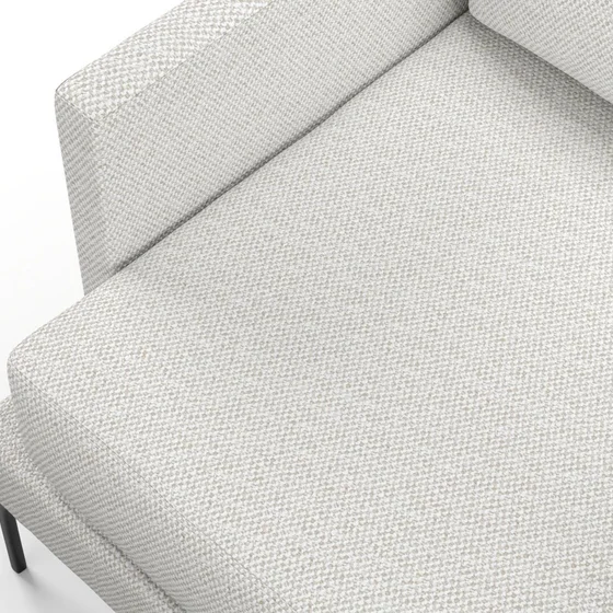 Photo of the fabric Ostuni Garlic swatch by Mokum. Use for Upholstery, Accessory. Style of Plain, Texture