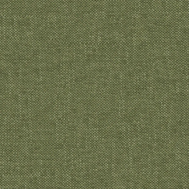 Photo of the fabric Perfecto Pesto swatch by Zepel FibreGuard. Use for Curtains, Upholstery, Accessory, Top of Bed. Style of Chenille, Plain