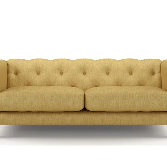Photo of the fabric Trezor Honey swatch by James Dunlop FibreGuard. Use for Curtains, Upholstery, Accessory. Style of Chenille, Plain