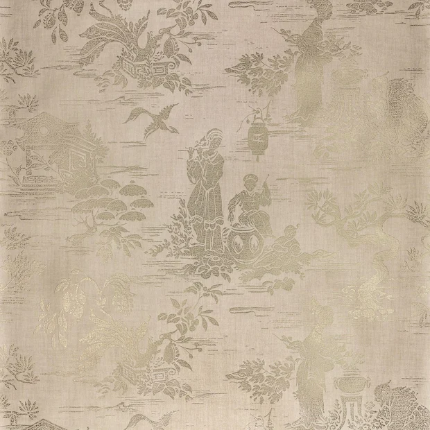 Photo of the fabric Isenzo Wp W962 02 swatch by Black Edition. Use for Wall Covering. Style of Floral And Botannical, Uncoated Non-Woven