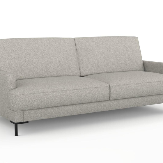Photo of the fabric Grain Silver swatch by Mokum. Use for Upholstery, Accessory, Top of Bed. Style of Plain, Texture