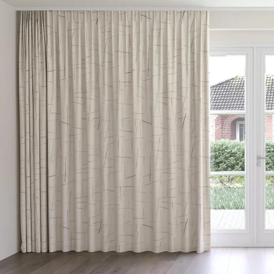 Photo of the fabric Handblock Basalt swatch by James Dunlop. Use for Curtains, Accessory. Style of Abstract, Print