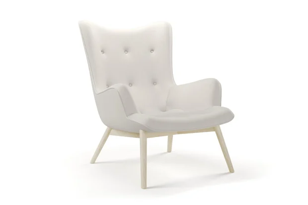 Photo of the fabric Trailblazer Ivory swatch by James Dunlop FibreGuard. Use for Curtains, Upholstery, Accessory, Top of Bed. Style of Texture, Traditional
