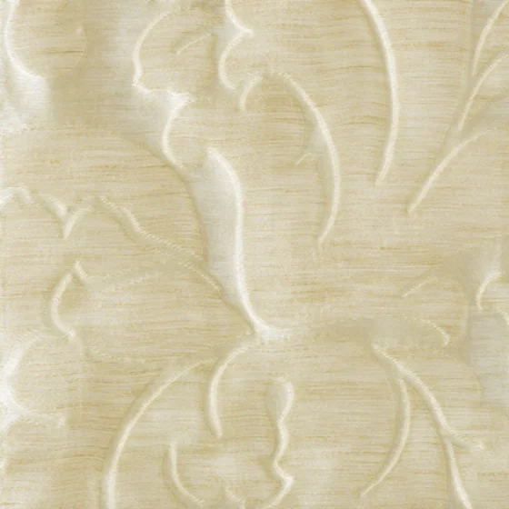 Photo of the fabric Nouvelle 14263 317 swatch by Fischbacher 1819. Use for Curtains. Style of Floral And Botannical