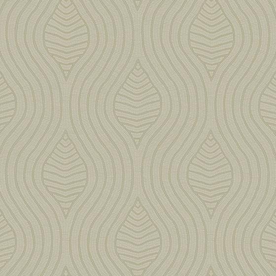 Photo of the fabric Brodelia Wp 7699 7699 3160 swatch by Casamance. Use for Wall Covering. Style of Floral And Botannical, Paper Backed Vinyl