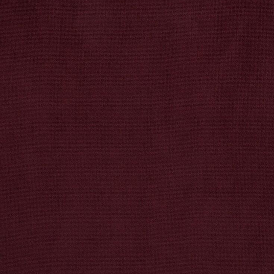 Photo of the fabric Refresh Burgundy swatch by Zepel. Use for Curtains, Upholstery, Accessory, Top of Bed. Style of Plain, Velvet